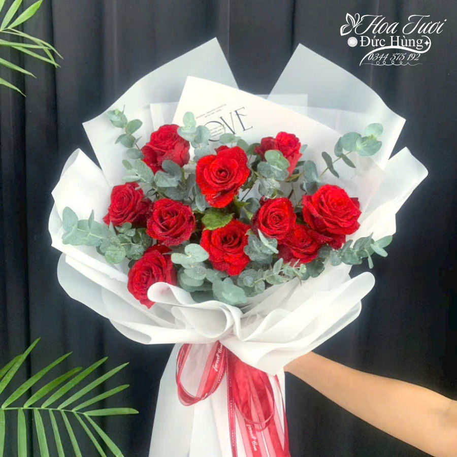 Hoa Bó Hồng Đỏ Nhỏ